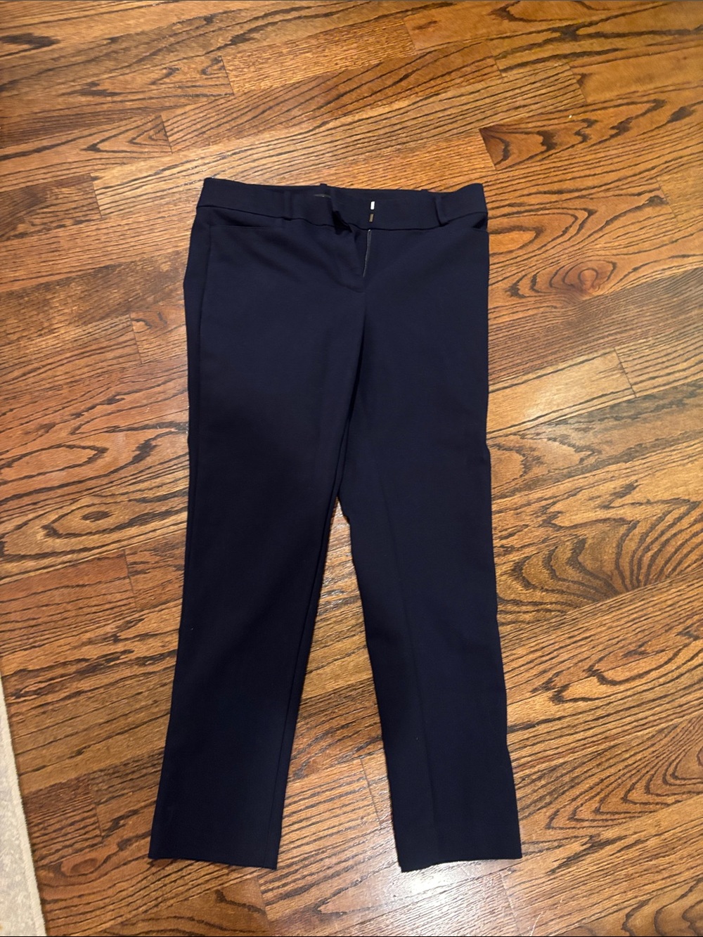 LOFT Navy Straight-Leg Women's Pants